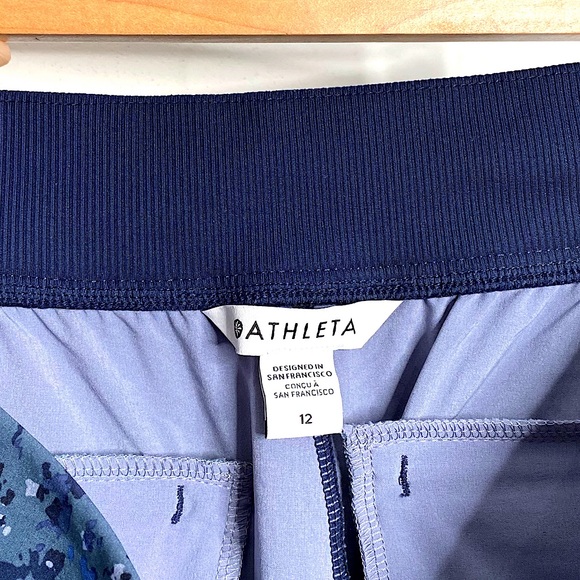 Athleta Blue Patterned Pants - Picture 11 of 12